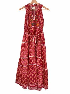 Kopal Aditi Embroidered Halter Dress